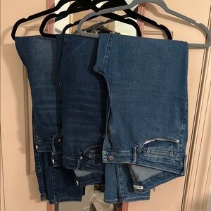 6 Pairs of Good American Jeans, Always Fits, 14-18